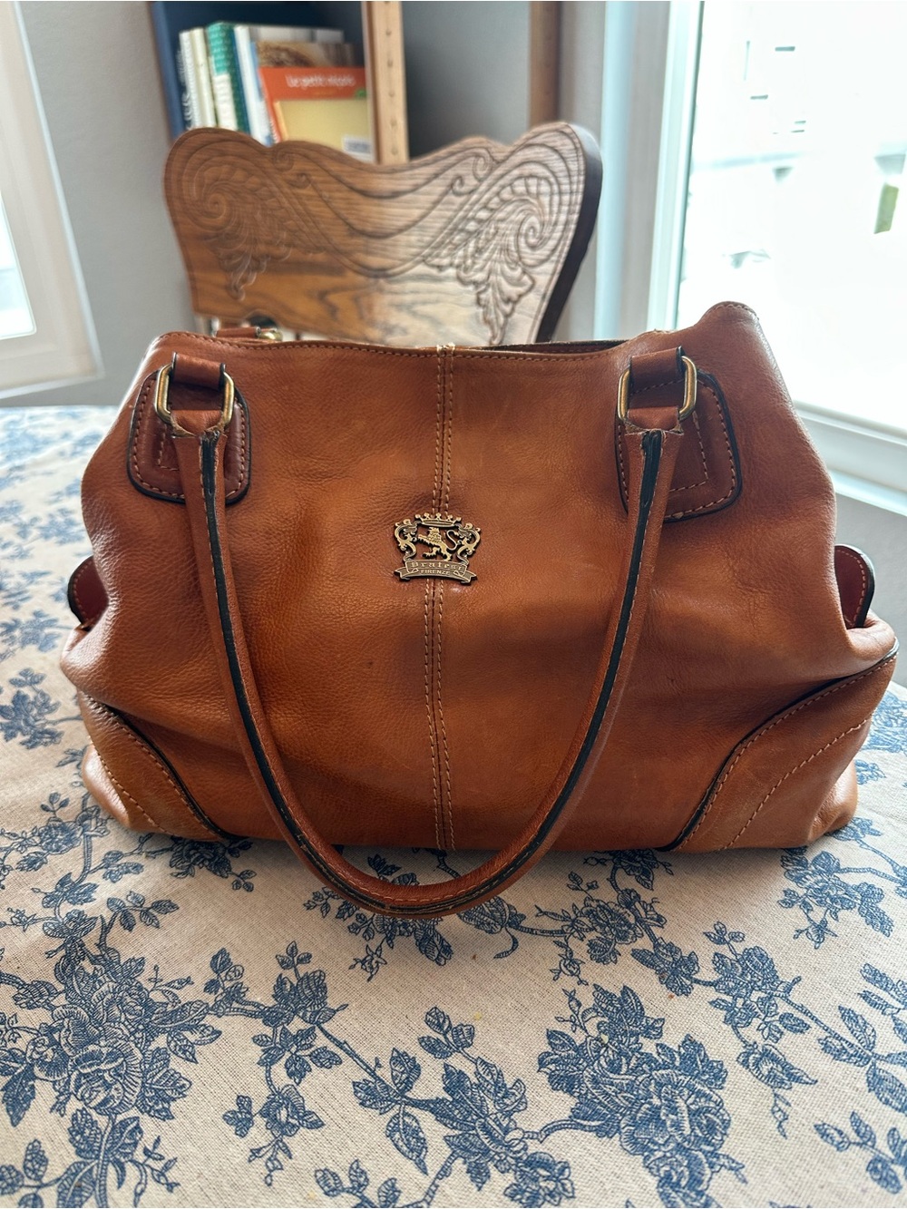 Vintage Italian Leather Handbag